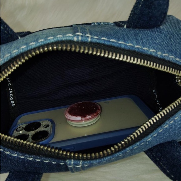 Marc Jacobs The Duffle Denim Mini Crossbody - Picture 5 of 11